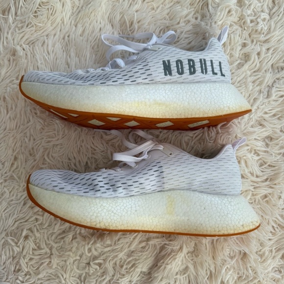 Nobull journey’s sneakers running athletic shoes mesh upper white SZ 9.5 - Picture 5 of 10